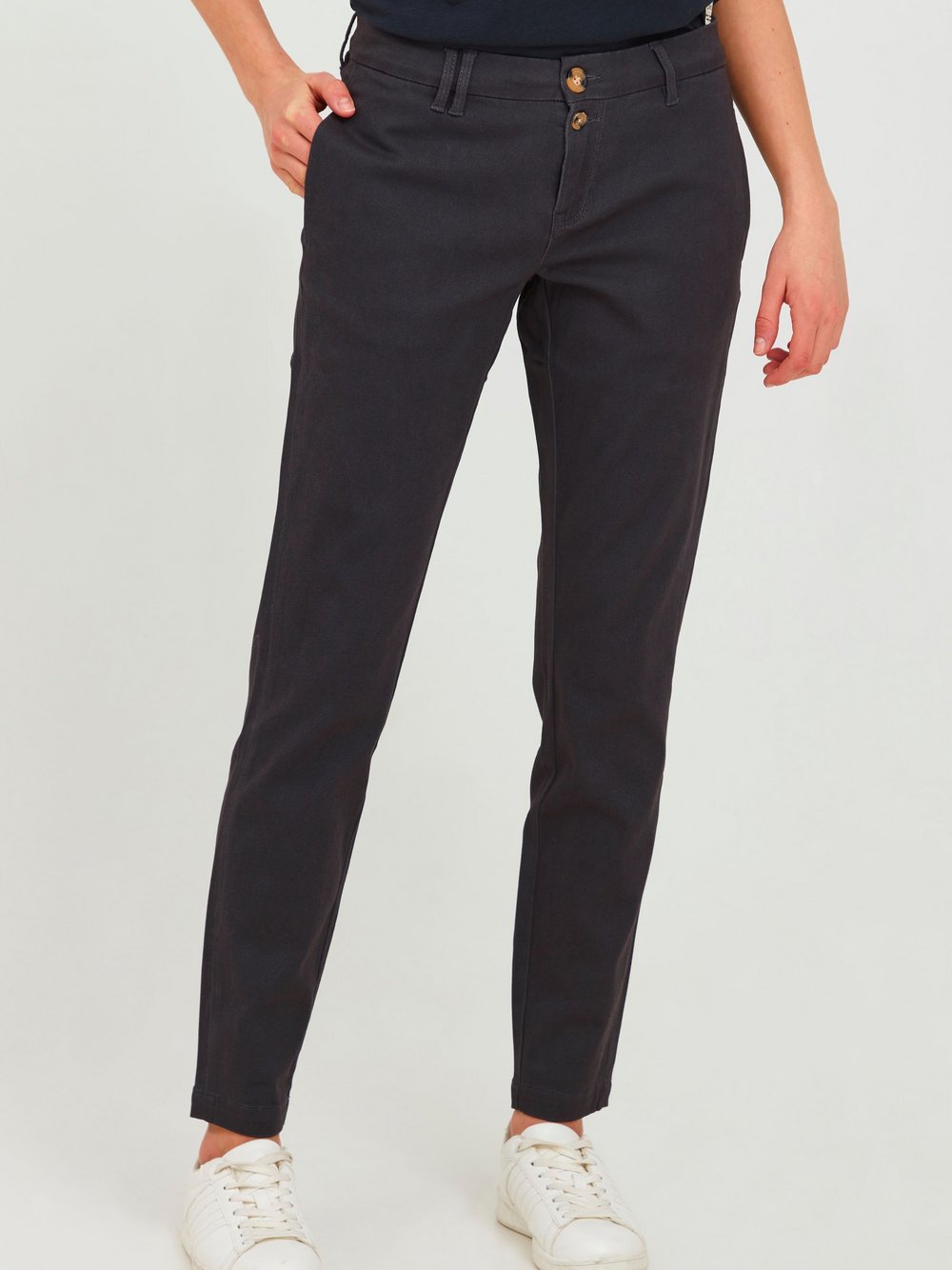 OXMO Chinohose Damen Baumwolle