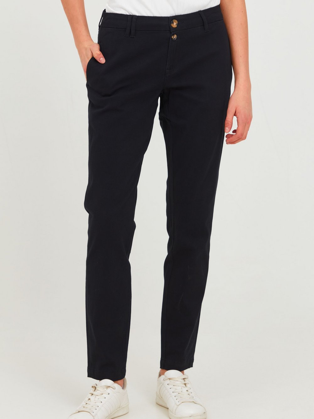 OXMO Chinohose Damen Baumwolle