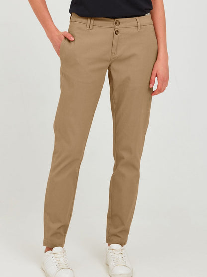 OXMO Chinohose Damen Baumwolle