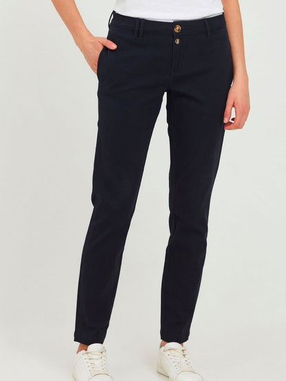 OXMO Chinohose Damen Baumwolle