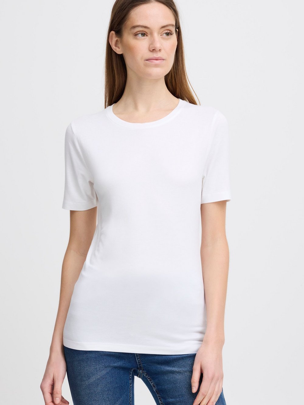 OXMO T-Shirt Damen Baumwolle