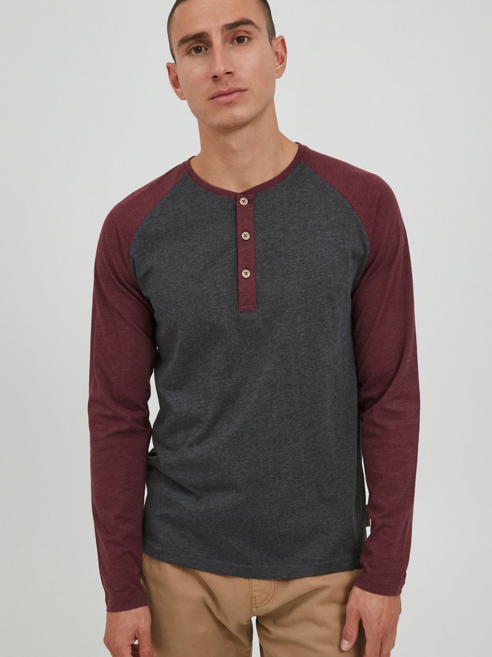 CASUAL FRIDAY Langarmshirt Herren Baumwolle