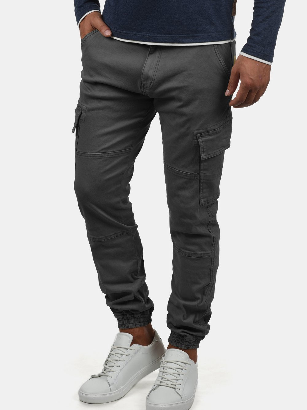 Solid Cargohose Herren Baumwolle