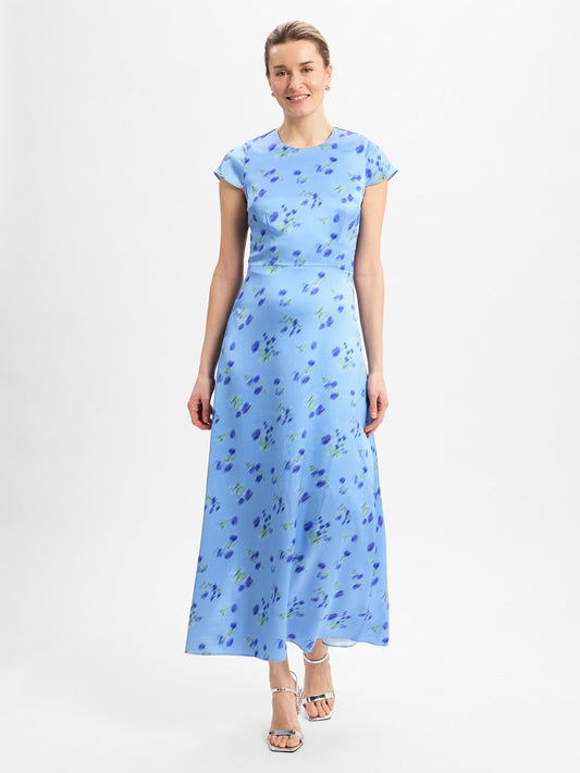 HUGO A-Linien-Kleid Damen gemustert