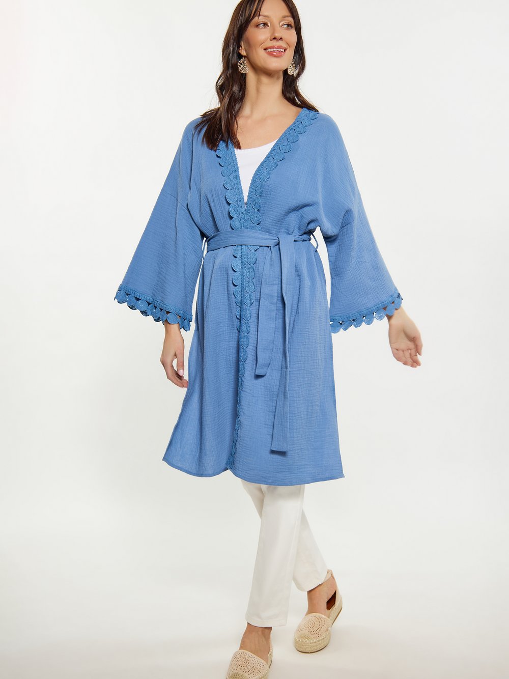 Usha Kimono Damen Baumwolle
