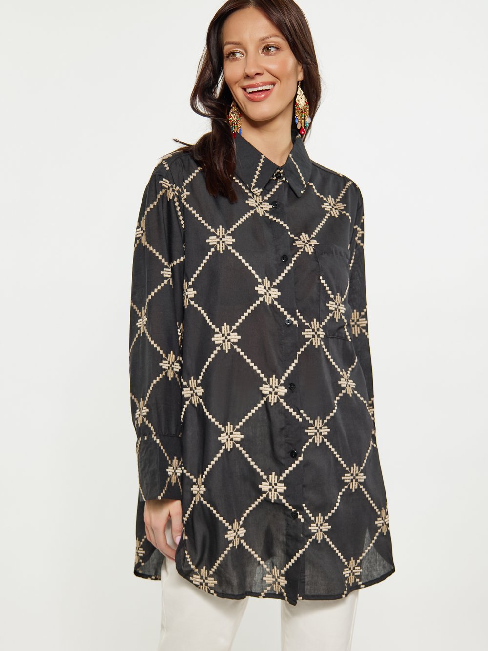 Usha Bluse Damen Baumwolle