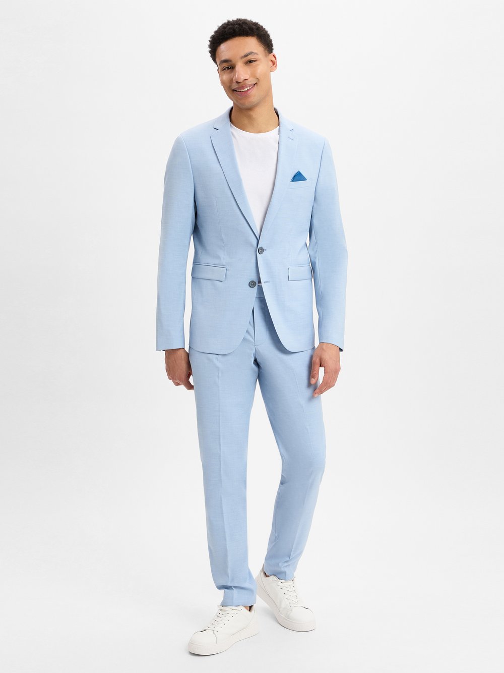 Finshley & Harding Anzug Herren Slim Fit meliert