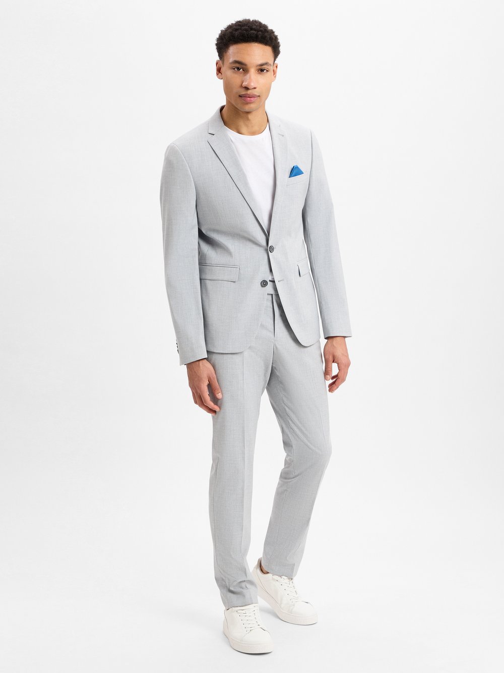 Finshley & Harding Anzug Herren Slim Fit meliert
