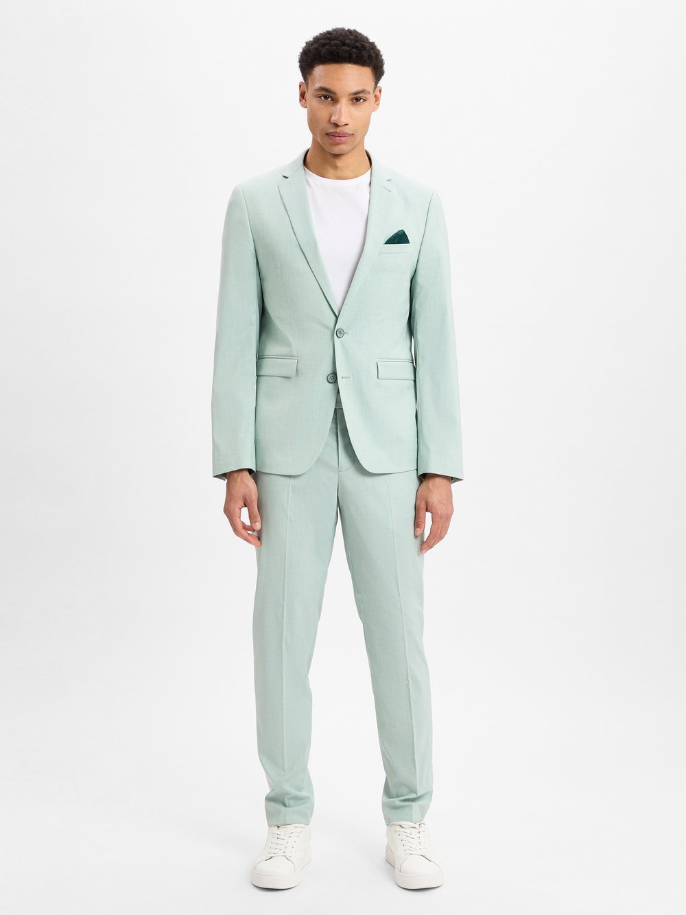 Finshley & Harding Anzug Herren Slim Fit meliert