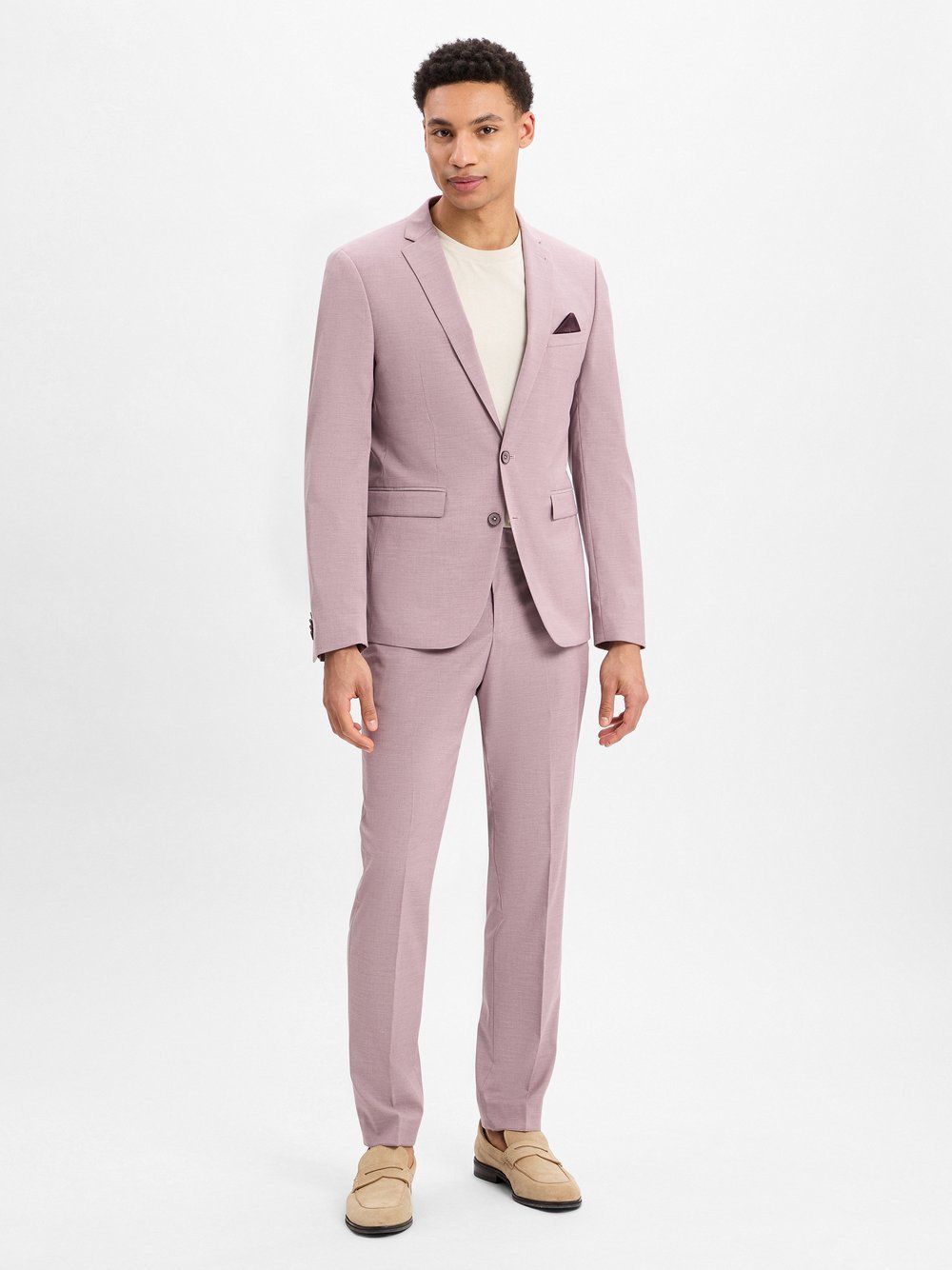 Finshley & Harding Anzug Herren Slim Fit meliert