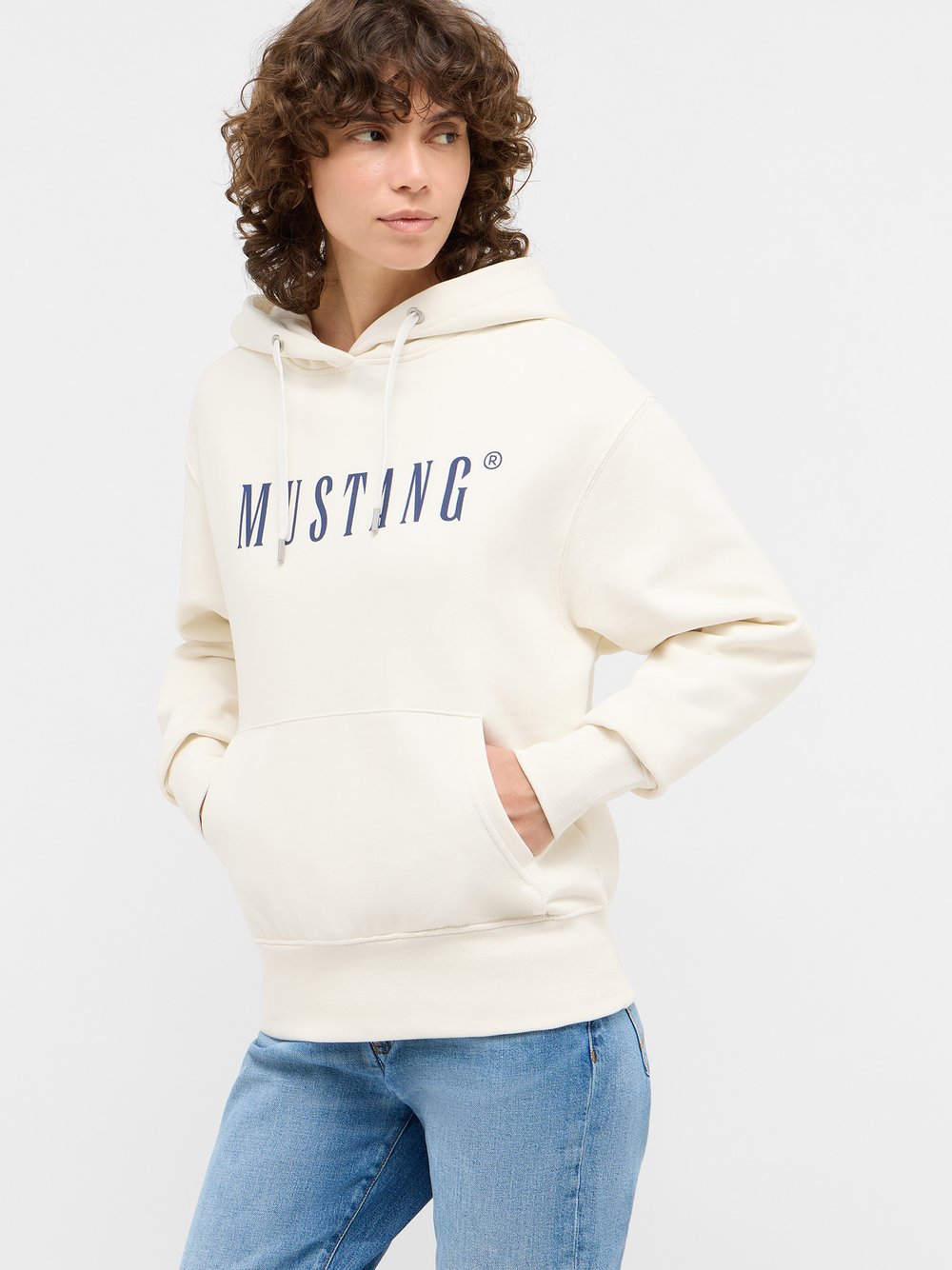 Mustang Sweatshirt Damen Baumwolle