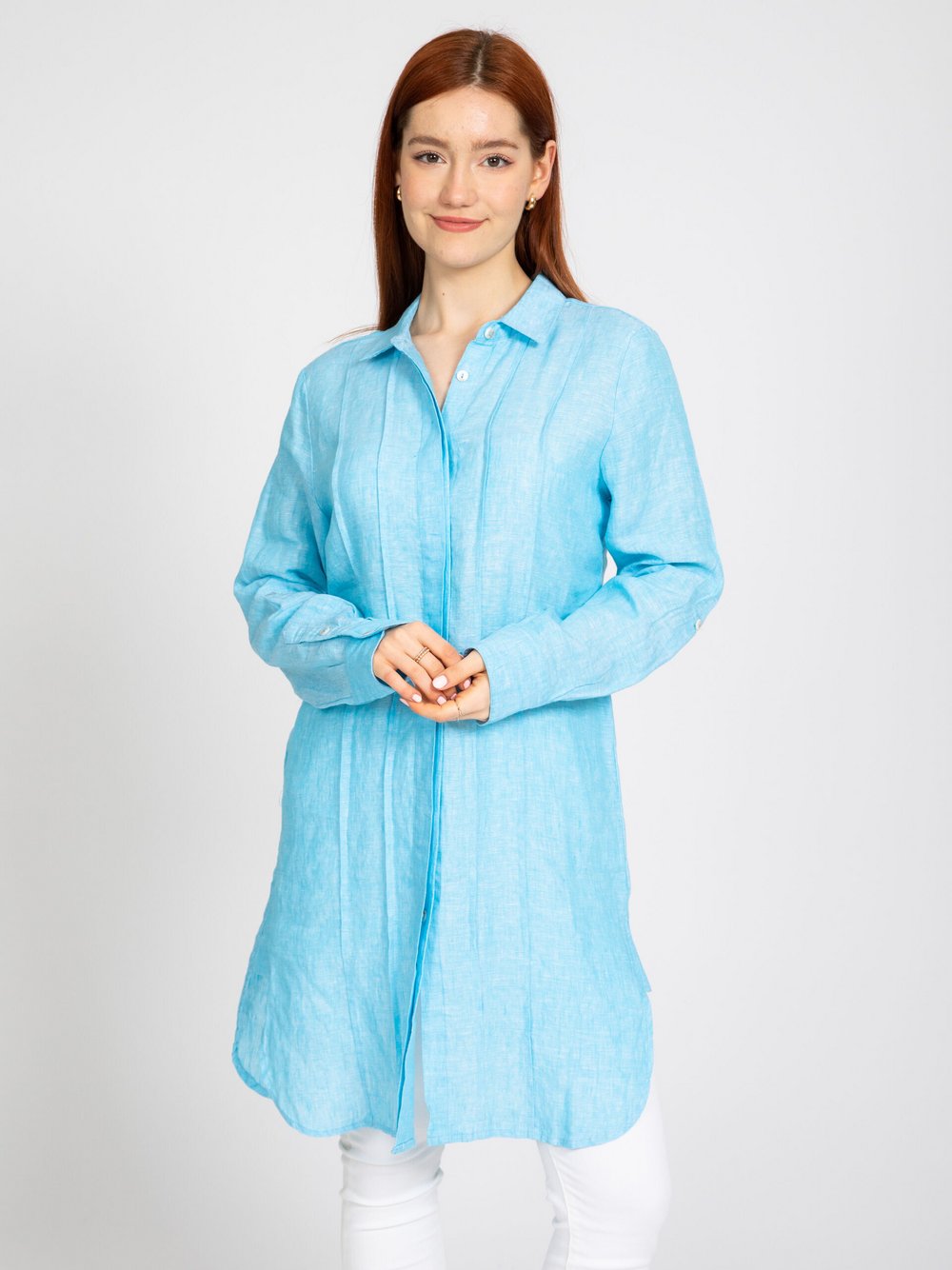 Vicci Germany Leinenbluse Damen meliert
