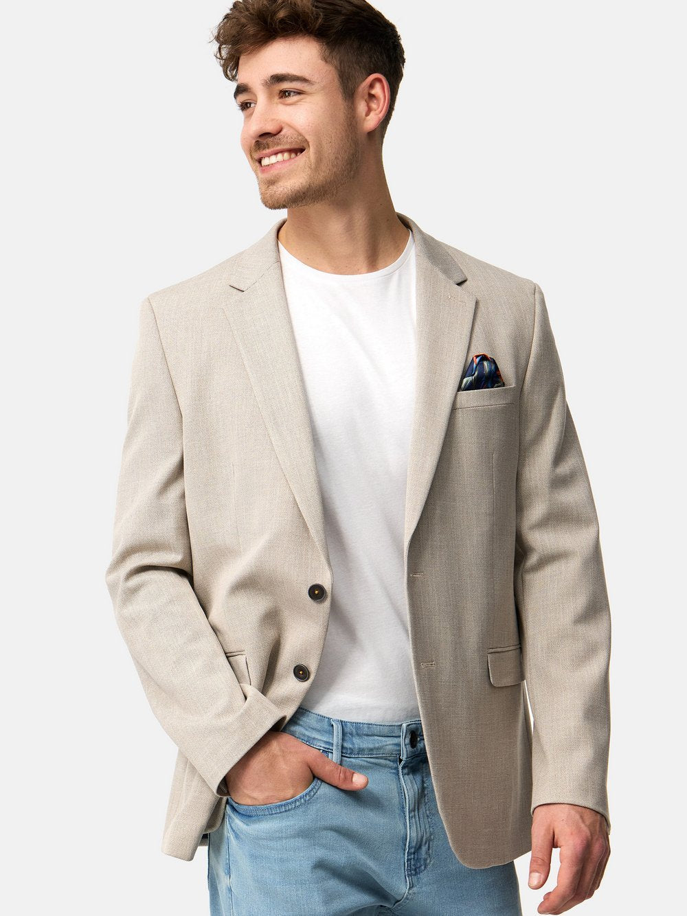 Jeff Sakko Herren Slim Fit