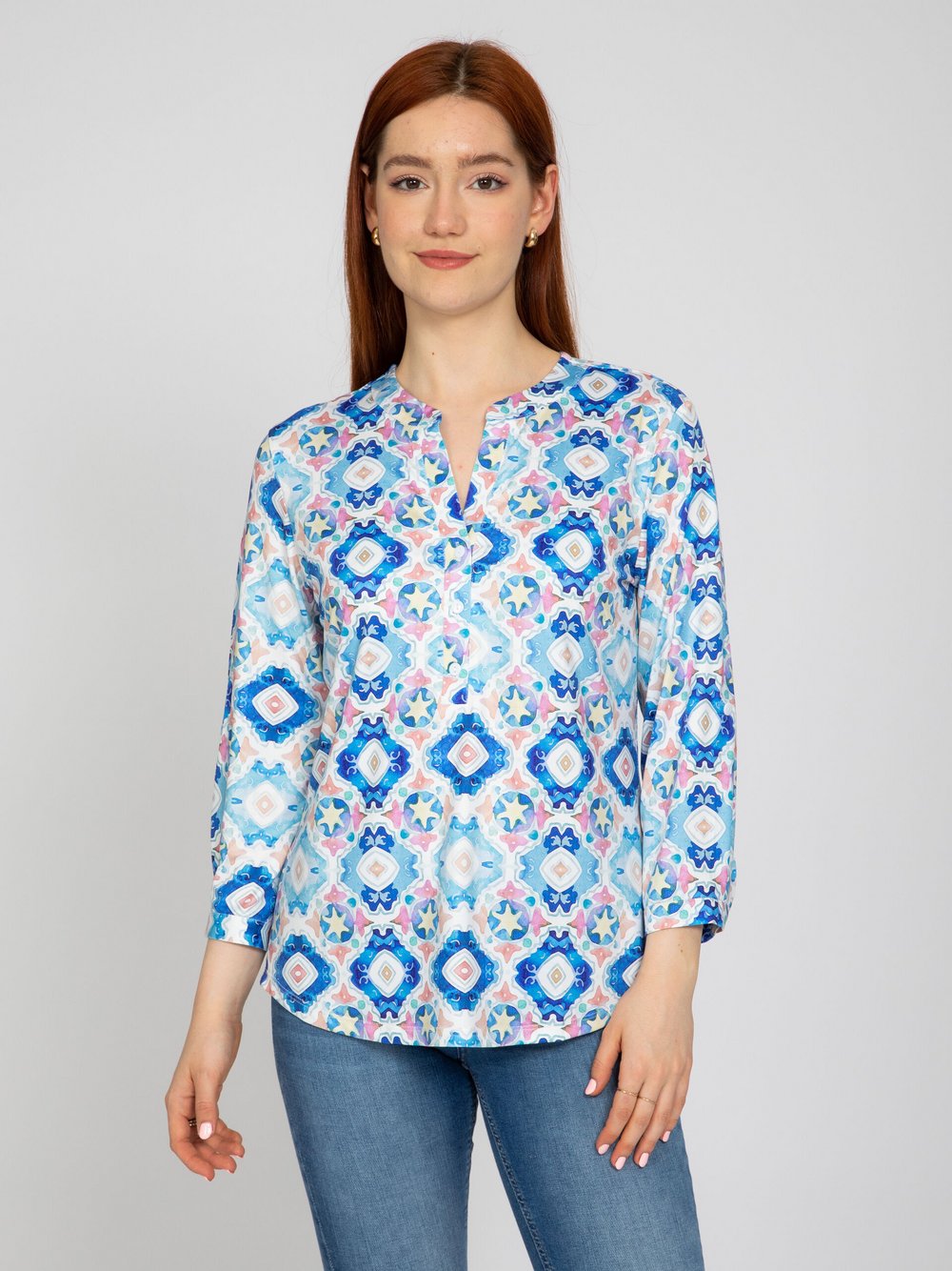 Vicci Germany Tunikabluse Damen Viskose bedruckt