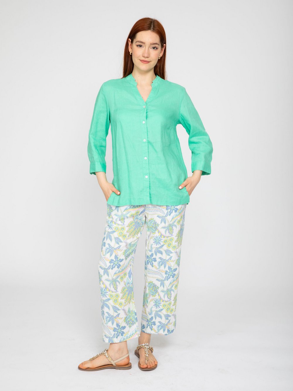 Vicci Germany Leinenbluse Damen