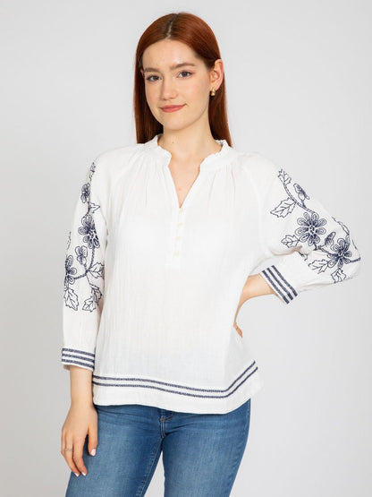 Vicci Germany Bluse Damen Baumwolle gemustert