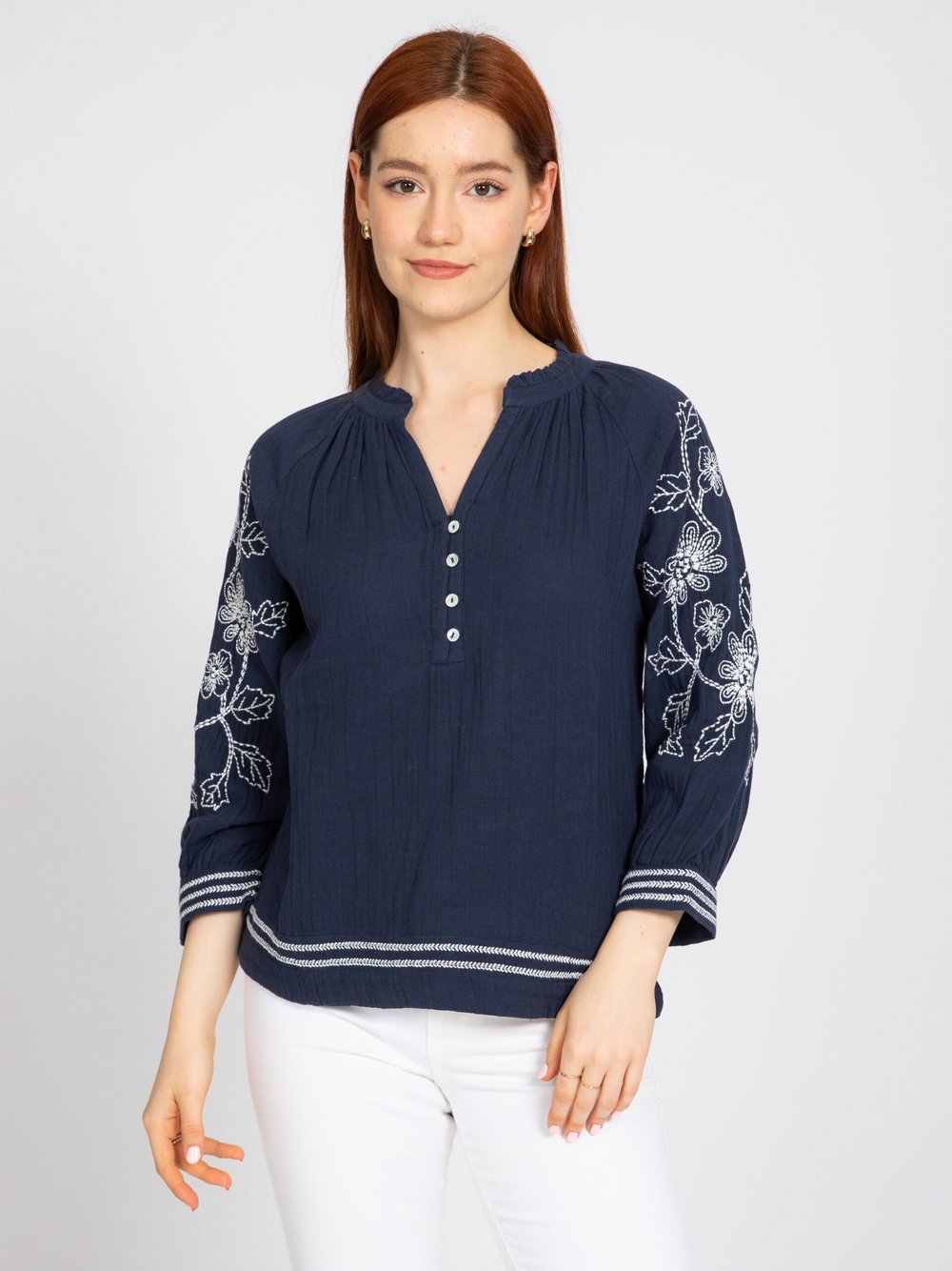 Vicci Germany Bluse Damen Baumwolle gemustert