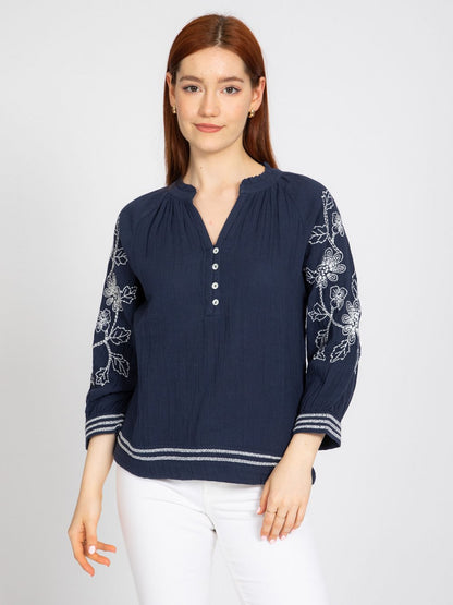 Vicci Germany Bluse Damen Baumwolle gemustert
