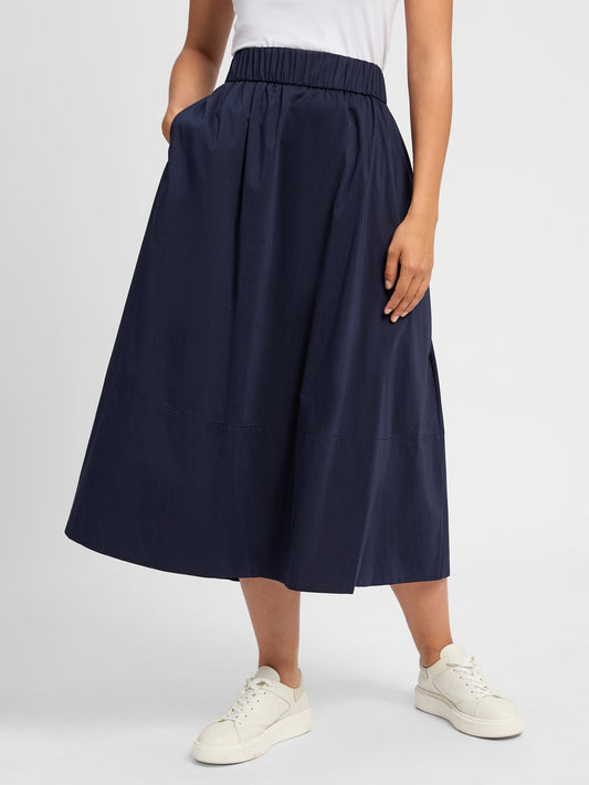 Neo Noir Midirock Damen Baumwolle