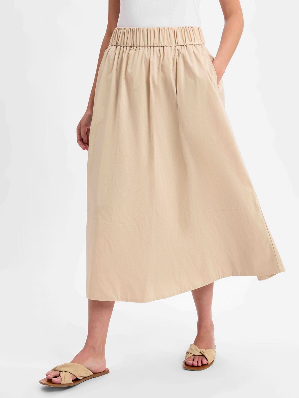 Neo Noir Midirock Damen Baumwolle