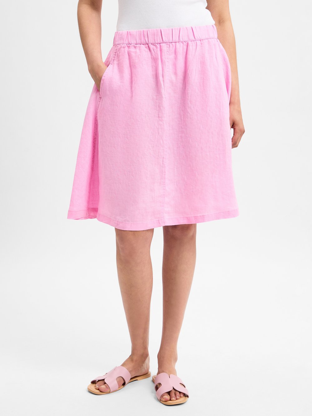 Marie Lund Minirock aus Leinen Damen