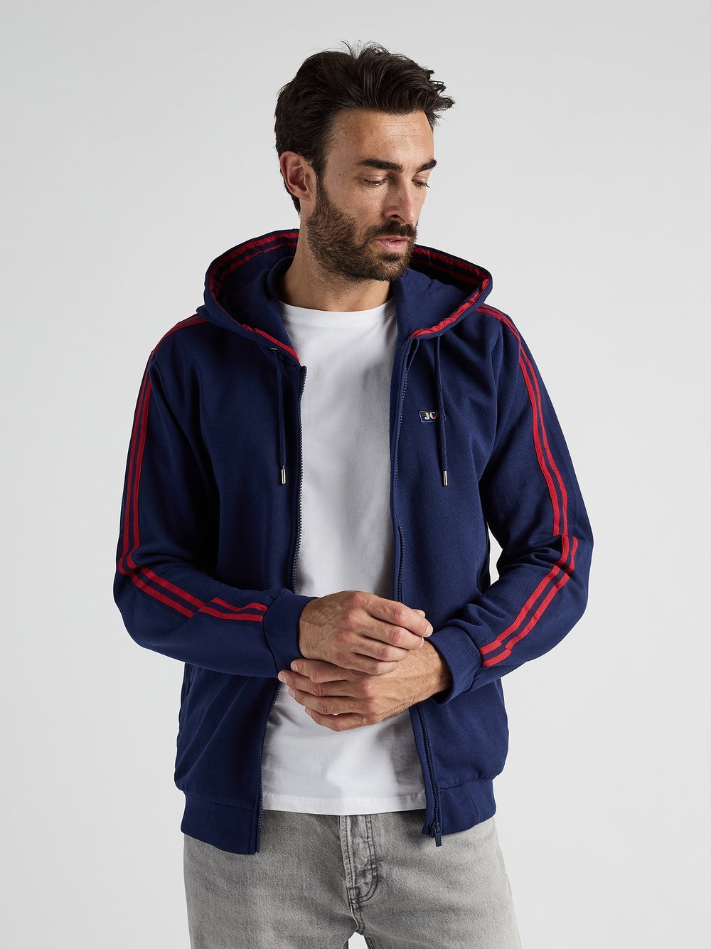 JCC Kapuzensweatjacke Herren Baumwolle