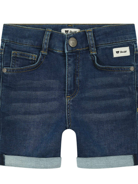 Steiff Jeans Shorts Jungen Baumwolle