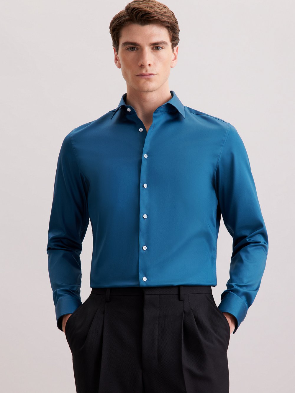 Studio Seidensticker Casual Hemd Herren Regular Fit Baumwolle kariert