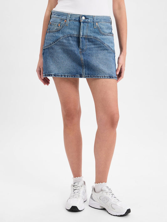 Levi's Mini-Jeansrock Damen Baumwolle