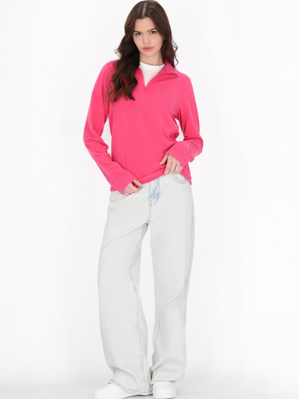 MyMo Fleecepullover Damen