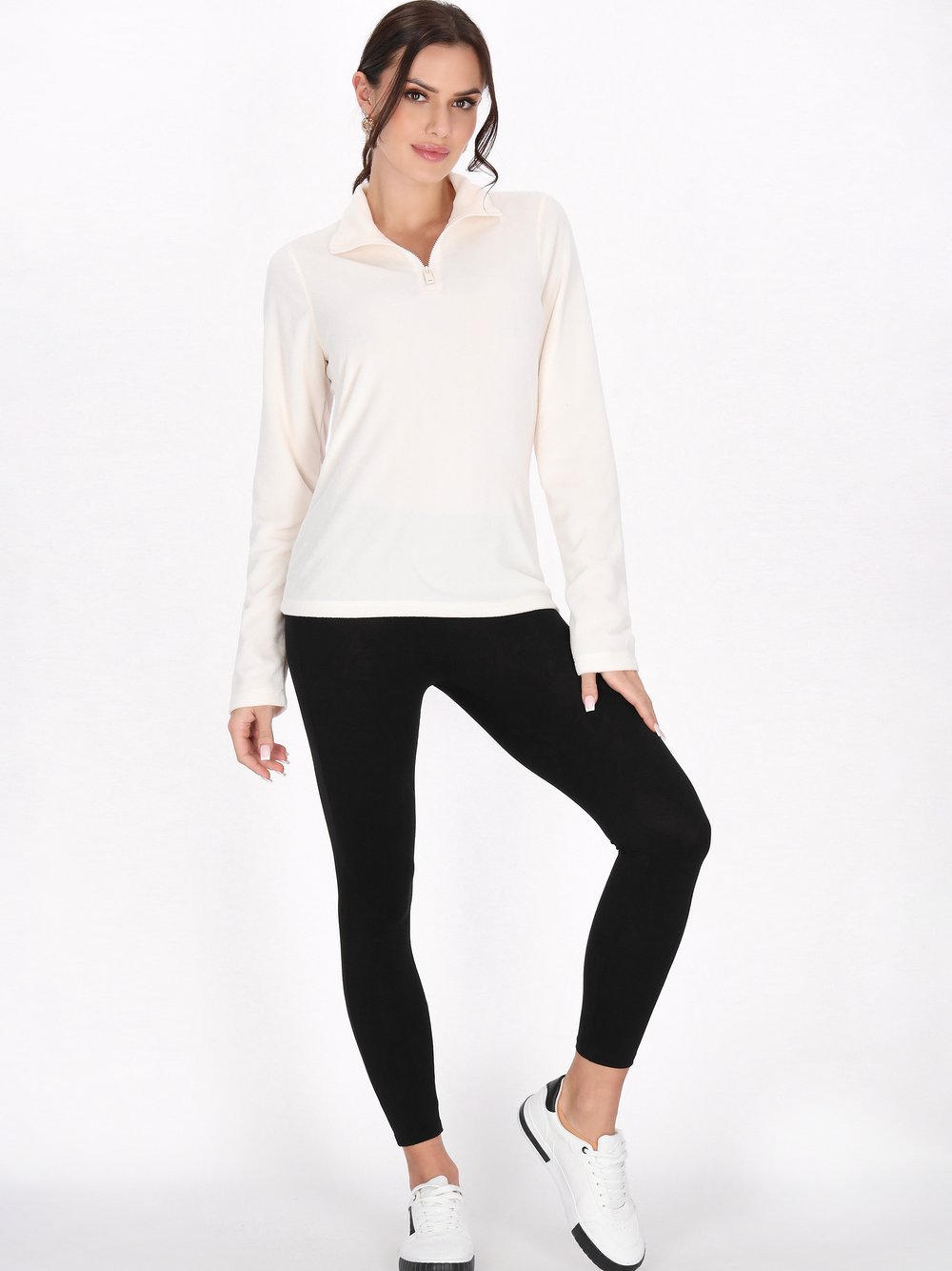 Faina Fleecepullover Damen