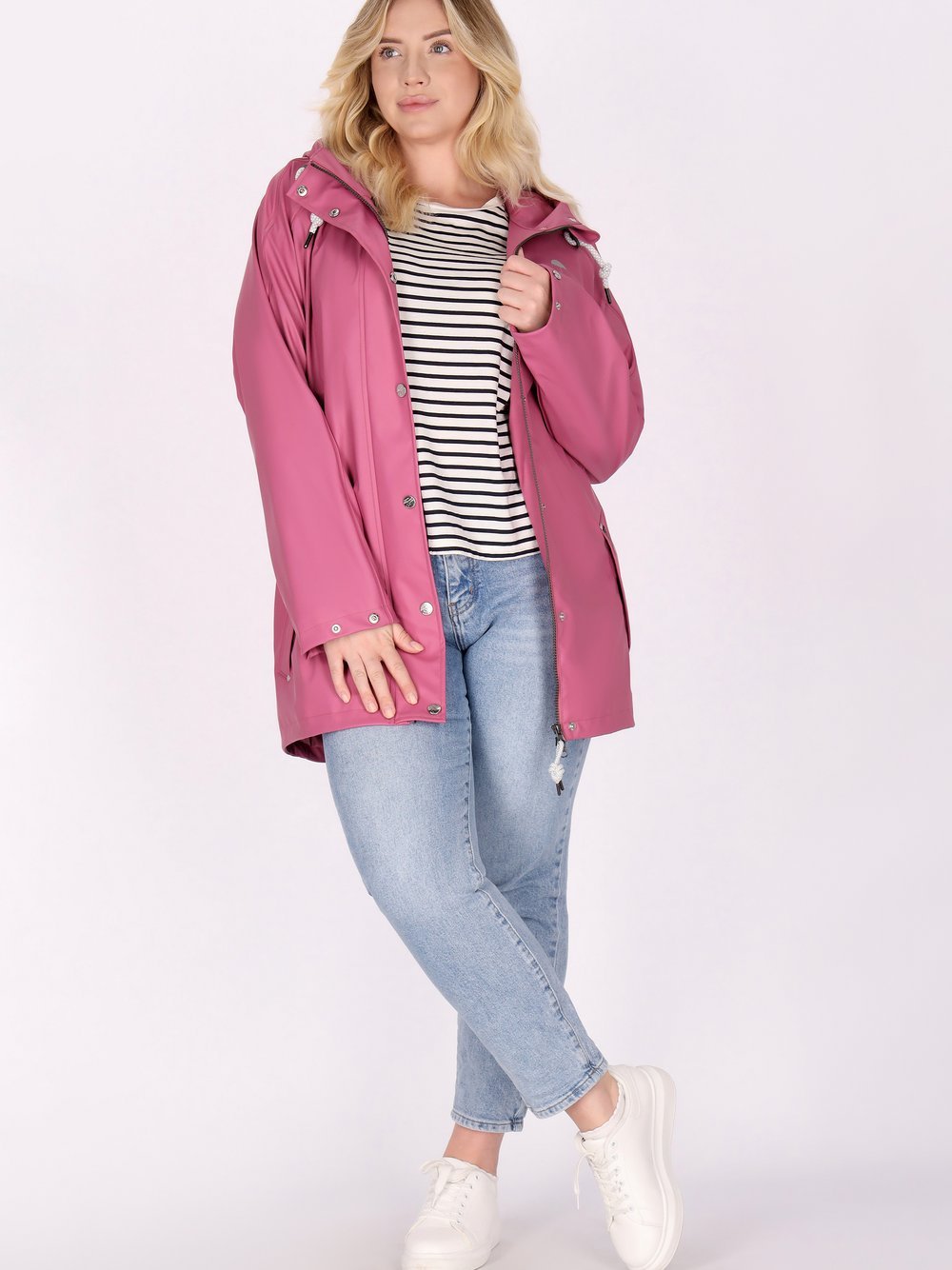 Schmuddelwedda Curvy Regenmantel Damen