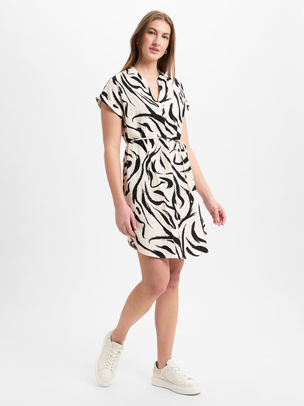 Vila Kleid Damen Viskose gemustert