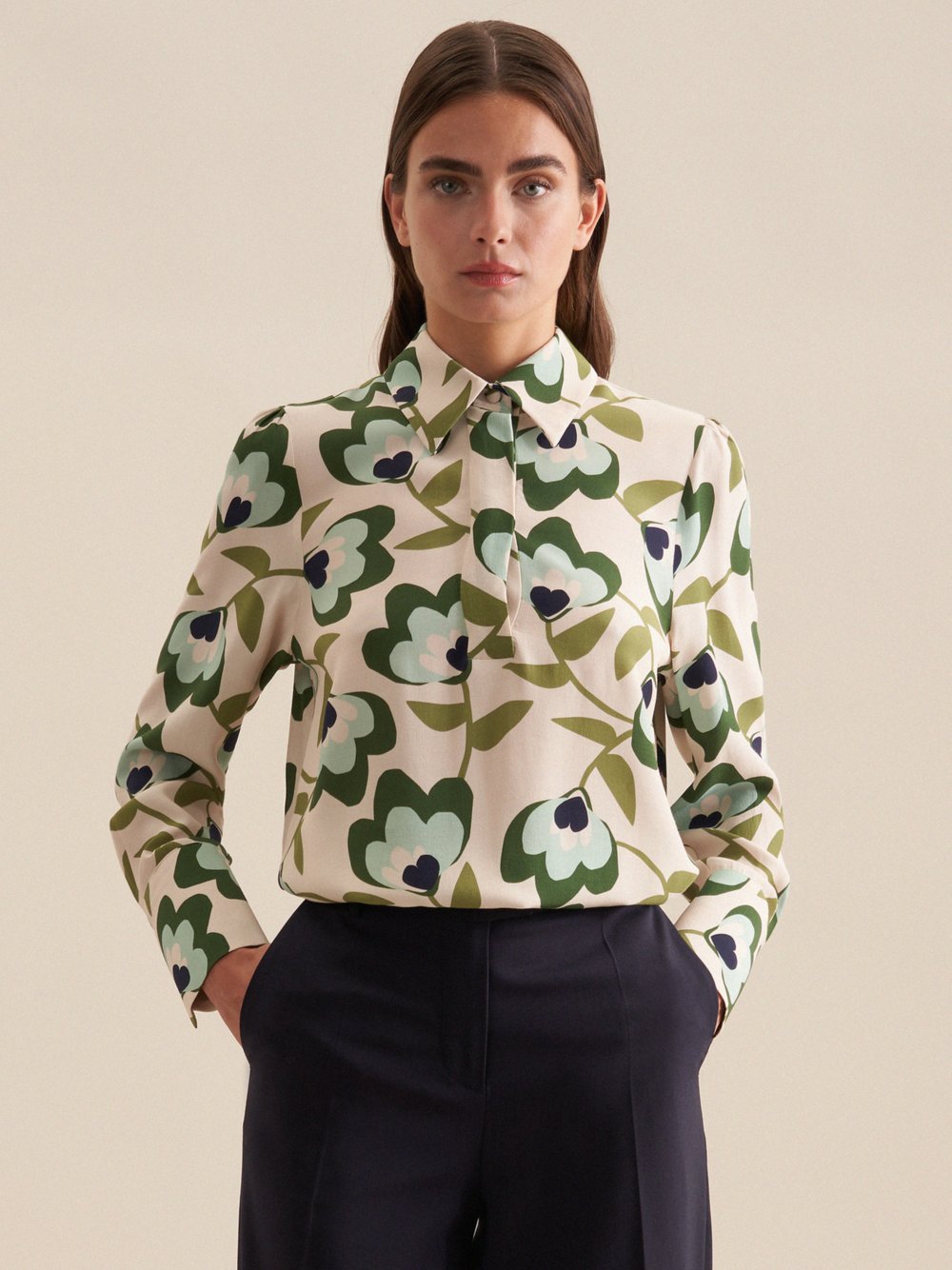 Studio Seidensticker Casual Hemd Herren Regular Fit Baumwolle kariert