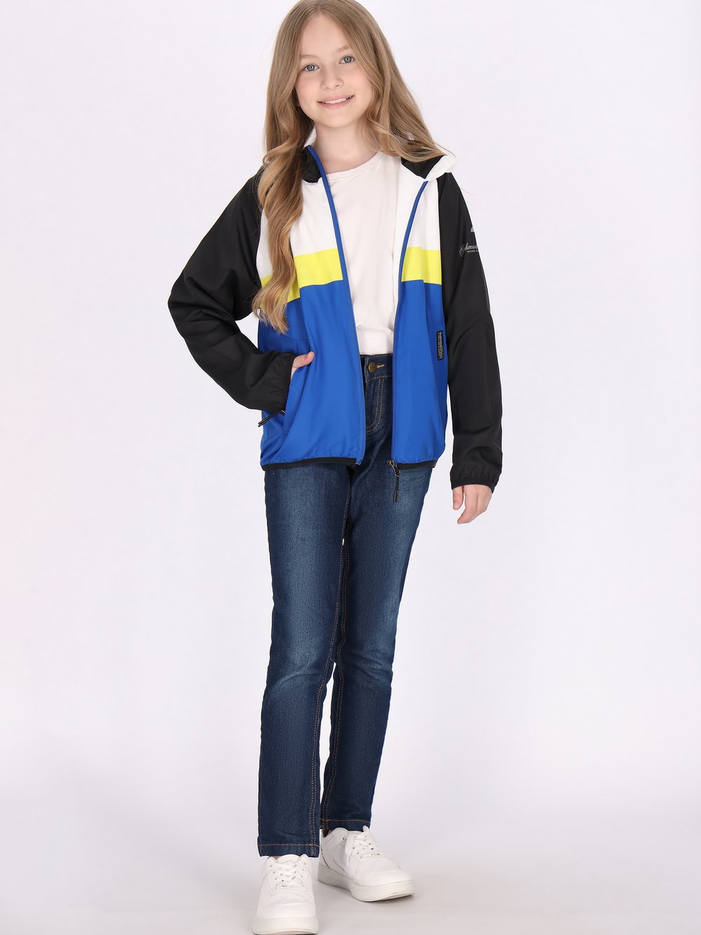 Schmuddelwedda (Kids) Anorak Mädchen gestreift