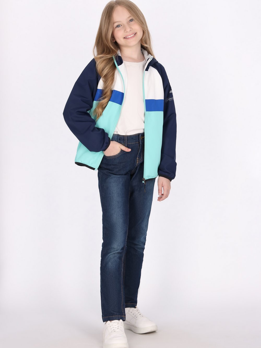 Schmuddelwedda (Kids) Anorak Mädchen gestreift