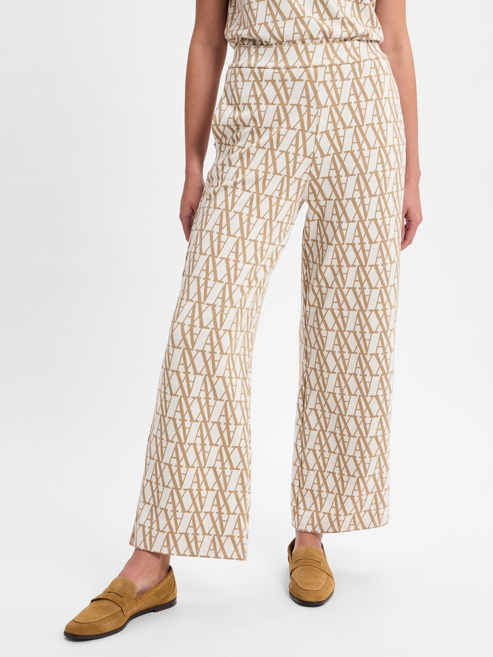 Armani Exchange Weite Hose Damen gemustert