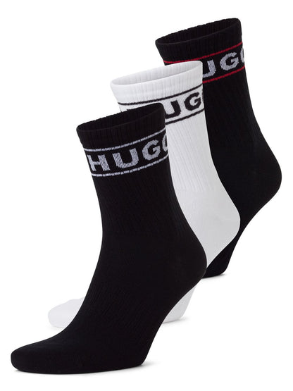 HUGO Socken im 3er-Pack Damen Baumwolle