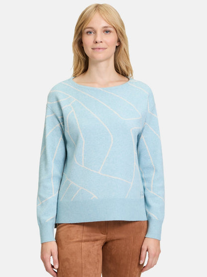 Betty Barclay Strickpullover Damen Viskose gemustert