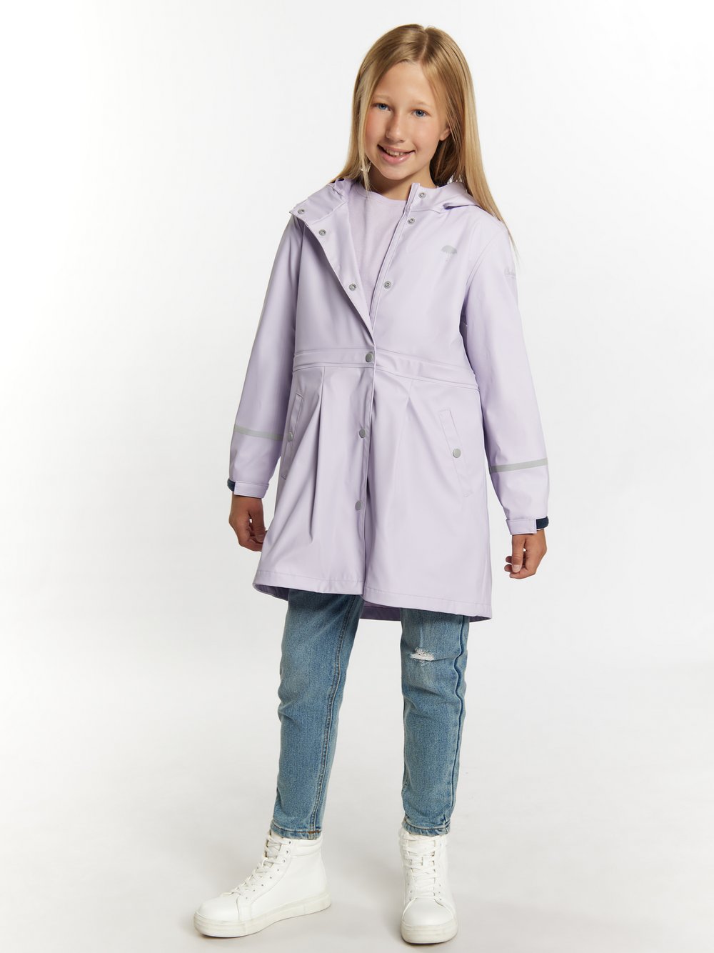 Schmuddelwedda Regenmantel aus recyceltem Polyester Mädchen