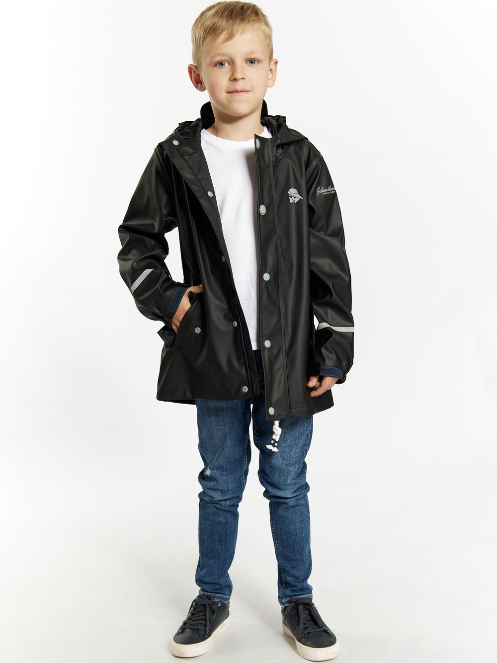 Schmuddelwedda jung Regenjacke aus recyceltem Material Jungen