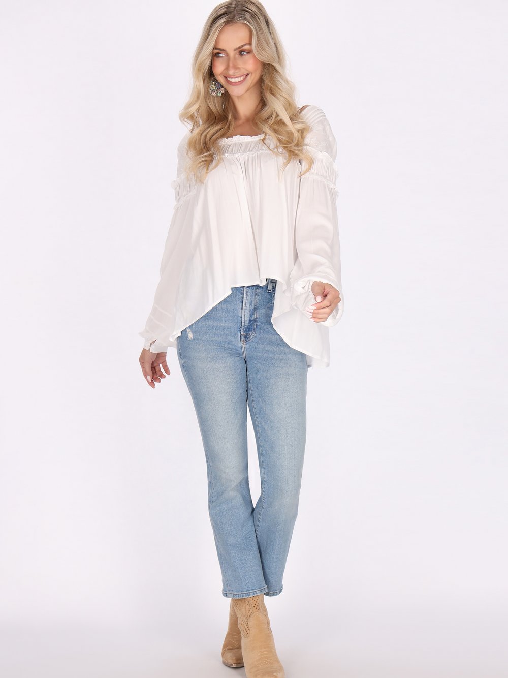 IZIA Bluse Damen Viskose