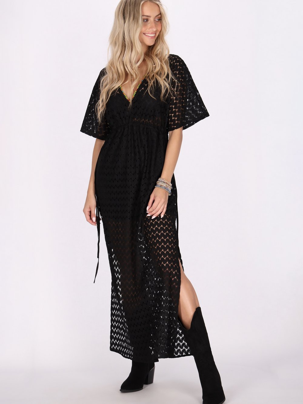 IZIA Kleid Damen gestreift