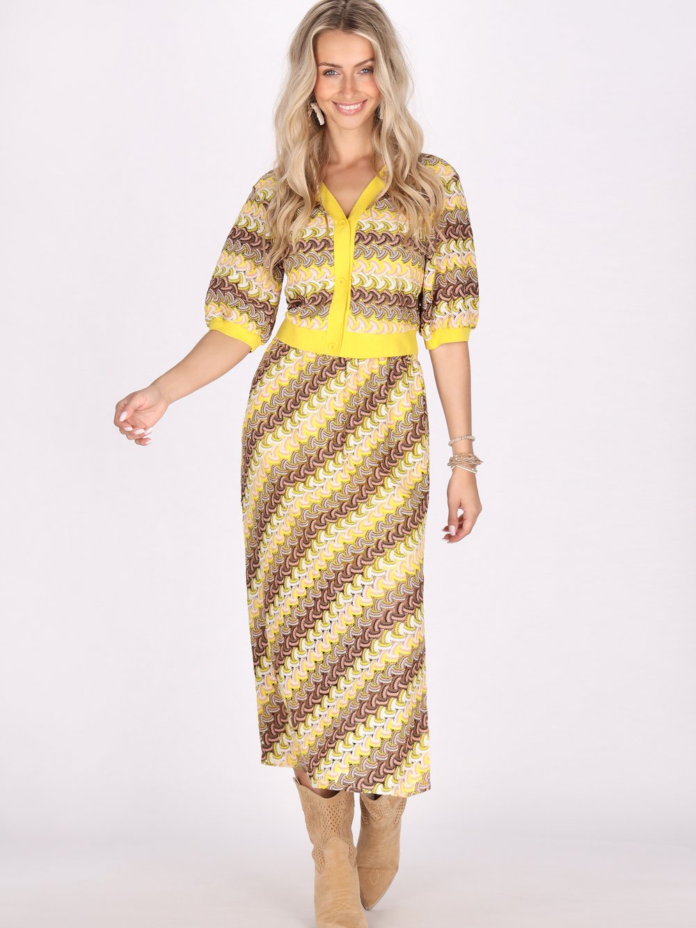 IZIA Spitze Damen gestreift