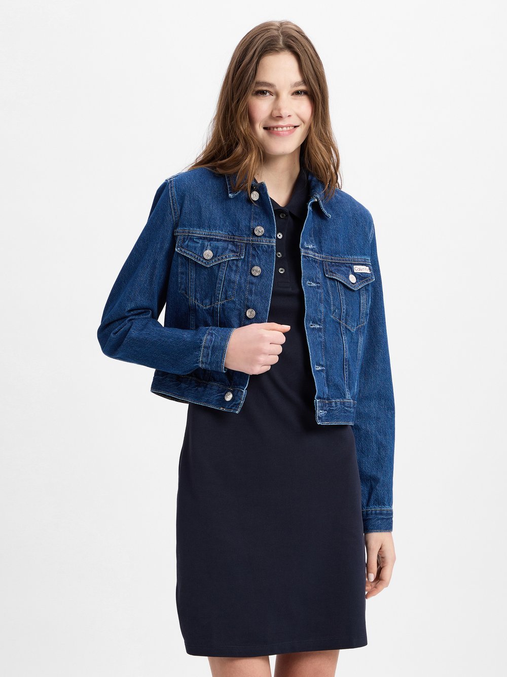 Calvin Klein Jeans Jeansjacke Damen Baumwolle