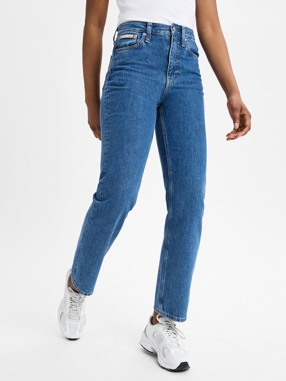 Calvin Klein Jeans Straight Jeans Damen Baumwolle