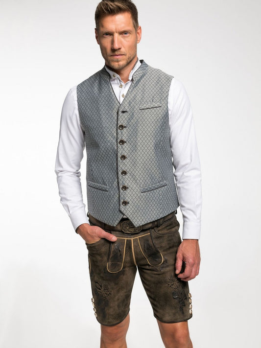 Spieth & Wenksy Weste Herren kariert