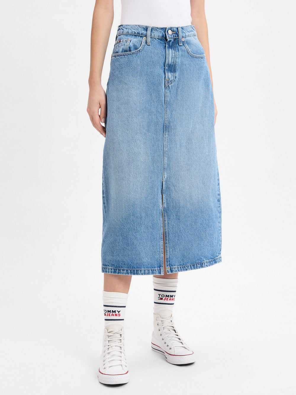 Tommy Hilfiger Jeansrock Damen Baumwolle