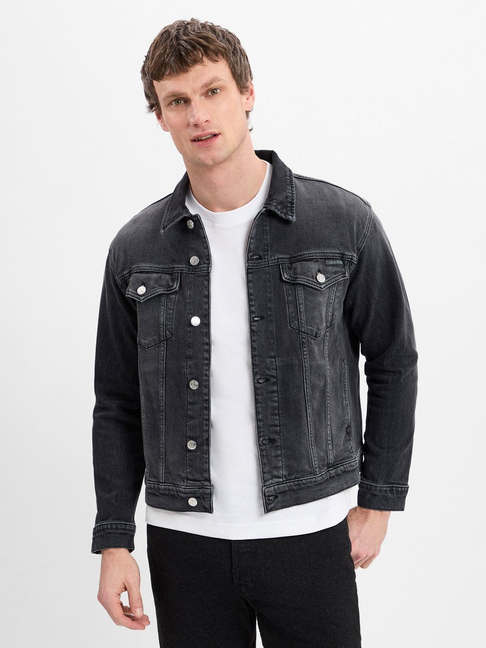 Calvin Klein Jeans Jeansjacke Herren Baumwolle