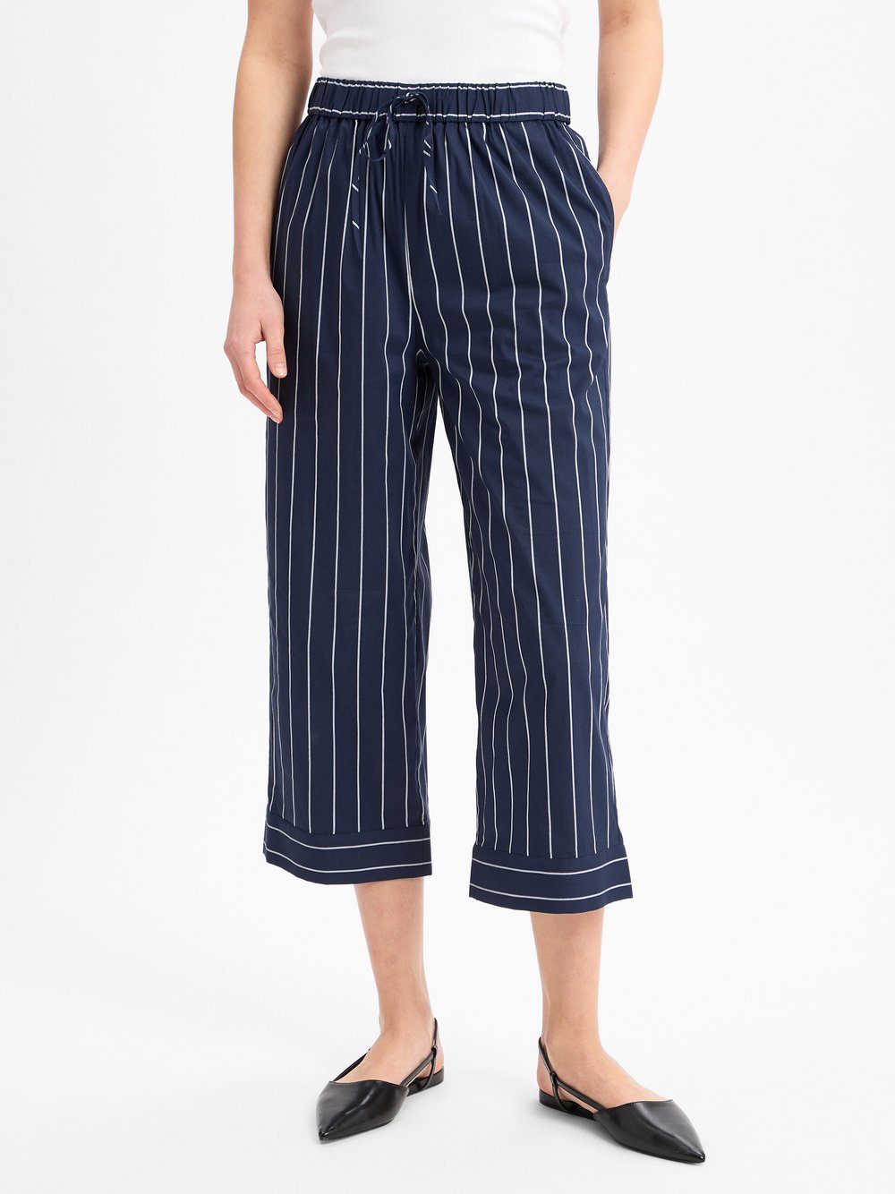 JOOP! Stoffhose Damen Baumwolle gestreift